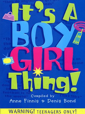 cover image of It's a Boy Girl Thing